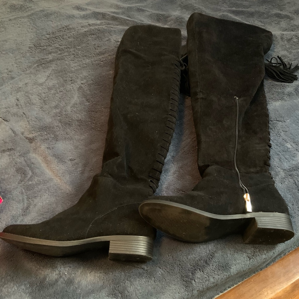 Over the knee high fashion boots